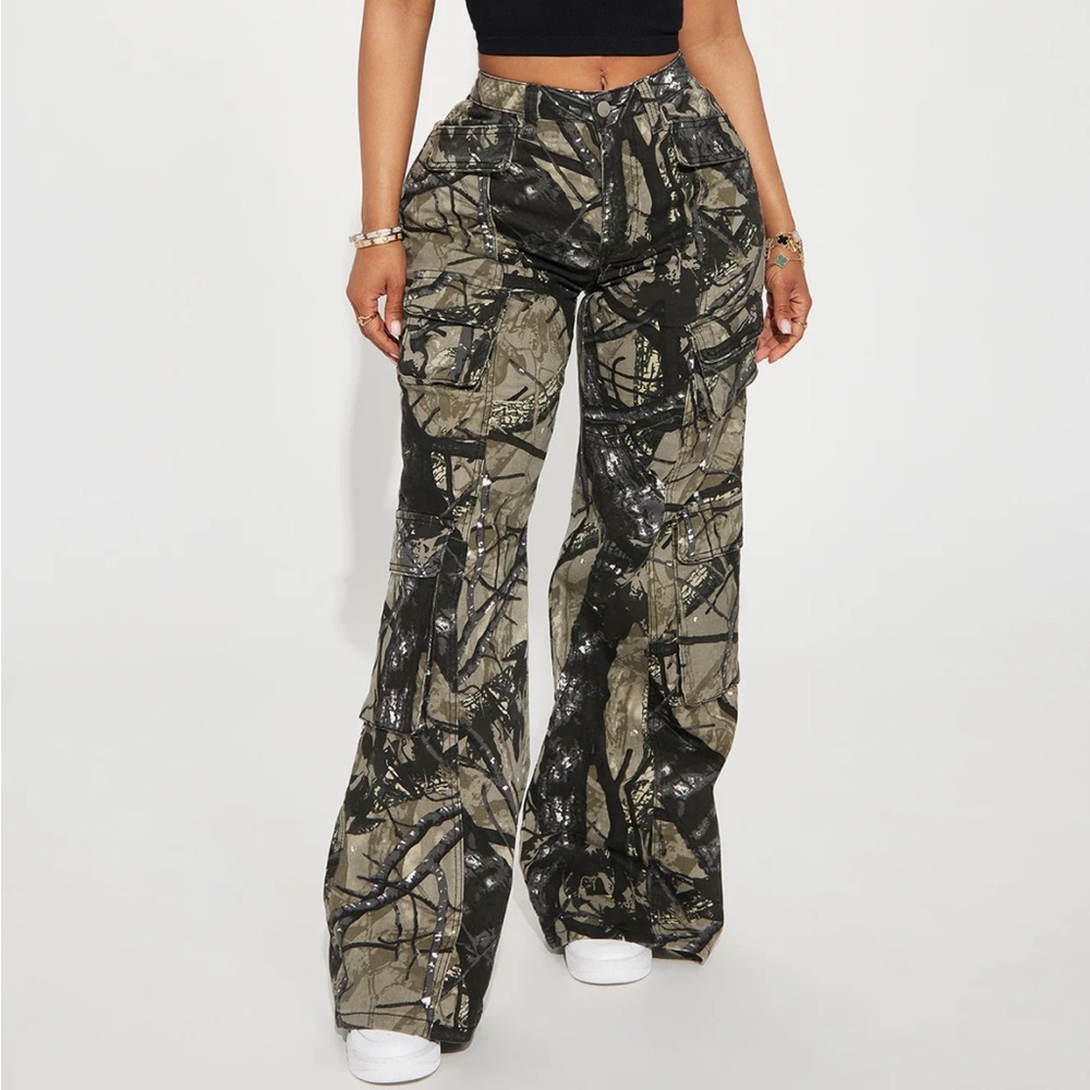 Most Necessary Hunter Camo Cargo Pant - Black/combo